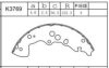 ASIMCO K3769 Brake Shoe Set